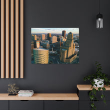 Cargar imagen en el visor de la galería, Arte en lienzo de edificios de Buffalo NY