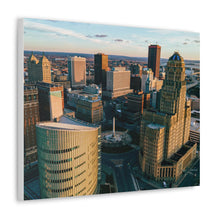 Cargar imagen en el visor de la galería, Arte en lienzo de edificios de Buffalo NY