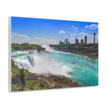 将图片加载到图库查看器,尼亚加拉大瀑布美国侧帆布包裹墙艺术