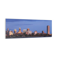 Load image into Gallery viewer, Buffalo NY Night Skyline Canvas Wrap Wall Art