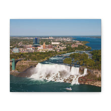 将图片加载到图库查看器,尼亚加拉瀑布看加拿大帆布墙艺术