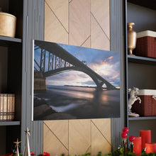 Cargar imagen en el visor de la galería, Arte de pared con diseño de puente de la paz Buffalo NY