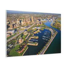Cargar imagen en el visor de la galería, Arte de pared aéreo frente al mar de Buffalo