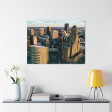 Cargar imagen en el visor de la galería, Arte en lienzo de edificios de Buffalo NY