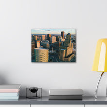 Cargar imagen en el visor de la galería, Arte en lienzo de edificios de Buffalo NY