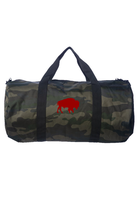 Red Buffalo Forest Camo Duffle Bag