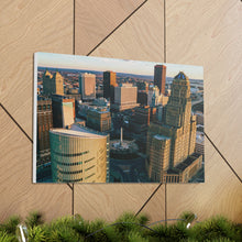 Cargar imagen en el visor de la galería, Arte en lienzo de edificios de Buffalo NY