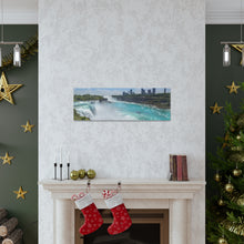 将图片加载到图库查看器,尼亚加拉大瀑布美国侧帆布包裹墙艺术