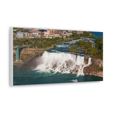 将图片加载到图库查看器,尼亚加拉瀑布看加拿大帆布墙艺术