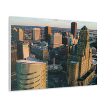 Cargar imagen en el visor de la galería, Arte en lienzo de edificios de Buffalo NY