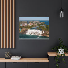 将图片加载到图库查看器,尼亚加拉瀑布看加拿大帆布墙艺术