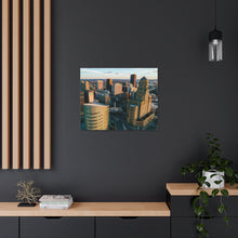 Cargar imagen en el visor de la galería, Arte en lienzo de edificios de Buffalo NY