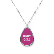 Load image into Gallery viewer, Baby Girl Oval Necklace