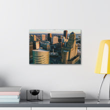 Cargar imagen en el visor de la galería, Arte en lienzo de edificios de Buffalo NY