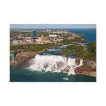 将图片加载到图库查看器,尼亚加拉瀑布看加拿大帆布墙艺术