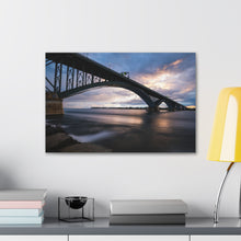 Cargar imagen en el visor de la galería, Arte de pared con diseño de puente de la paz Buffalo NY