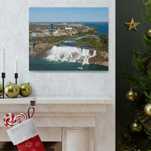 将图片加载到图库查看器,尼亚加拉瀑布看加拿大帆布墙艺术