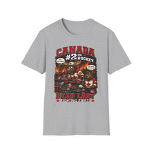 Load image into Gallery viewer, Canada #2 in Hockey T-Shirt — 'Dead Last, Fighting Fires' Canadian Hockey Tee