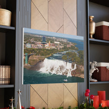 将图片加载到图库查看器,尼亚加拉瀑布看加拿大帆布墙艺术