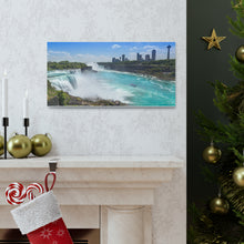 将图片加载到图库查看器,尼亚加拉大瀑布美国侧帆布包裹墙艺术