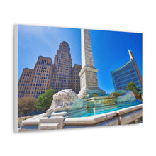 将图片加载到图库查看器,尼亚加拉广场和布法罗市政厅帆布包裹墙艺术