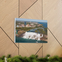 将图片加载到图库查看器,尼亚加拉瀑布看加拿大帆布墙艺术