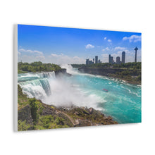 将图片加载到图库查看器,尼亚加拉大瀑布美国侧帆布包裹墙艺术