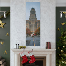 将图片加载到图库查看器,布法罗市政厅和街头帆布包裹墙艺术
