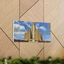 Cargar imagen en el visor de la galería, Buffalo NY City Hall durante el día Lienzo decorativo para pared