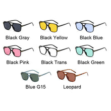Load image into Gallery viewer, Vintage Square Women's Mirror Sun Glasses