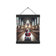 Cargar imagen en el visor de la galería, Santa Clause Praying In Church To Jesus Wall Art