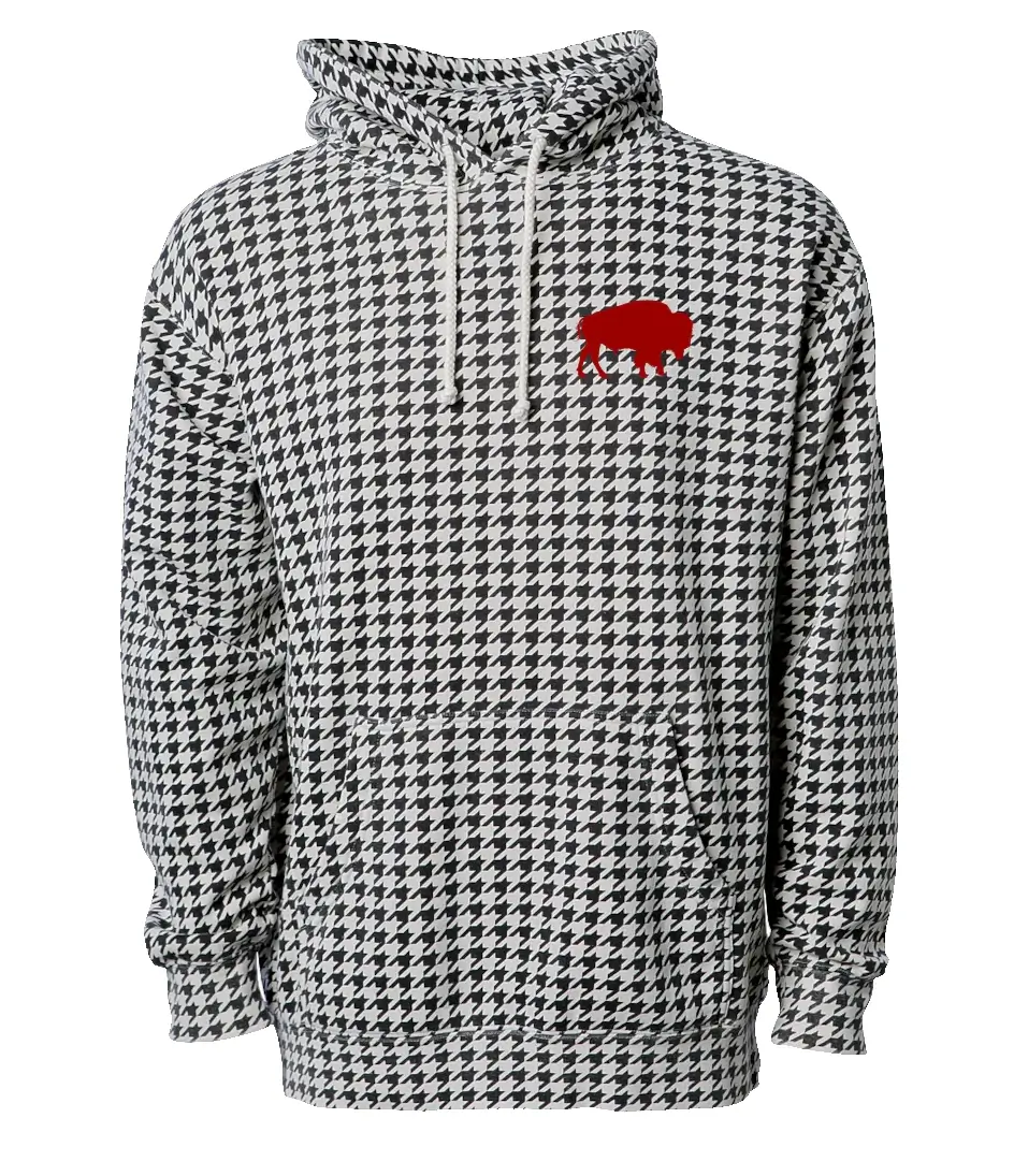 Red Buffalo Houndstooth Hoodie