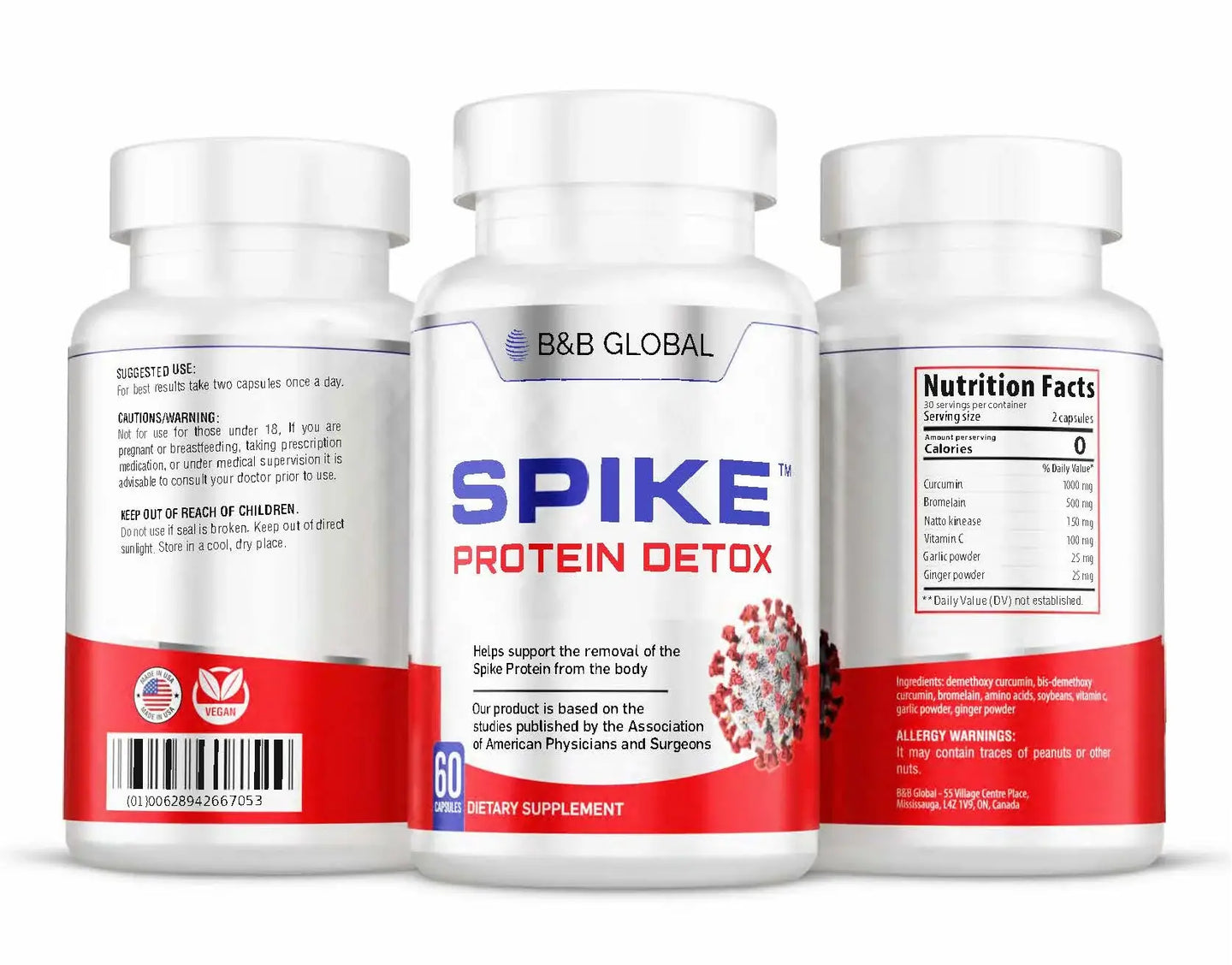Spike Protein Detox Supplement