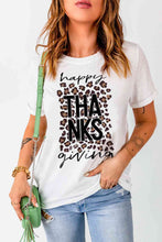 Load image into Gallery viewer, HAPPY THANKSGIVING Graphic T-Shirt
