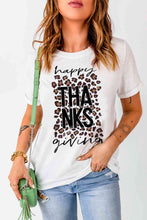 Load image into Gallery viewer, HAPPY THANKSGIVING Graphic T-Shirt