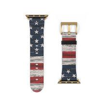 Cargar imagen en el visor de la galería, Correa de reloj con bandera de EE. UU.
