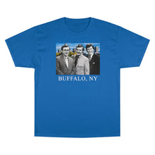 Load image into Gallery viewer, Buffalo Retro News Personalities Champion T-Shirt