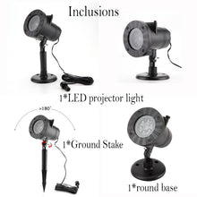 将图片加载到图库查看器,12 Patterns Christmas Projector Laser Lights- AU/UK/US/EU Plugged-in_4