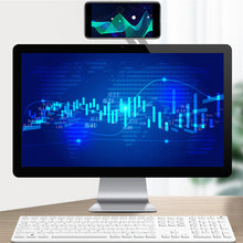 将图片加载到图库查看器,Laptop Side Mount Magnetic Mobile Holder Foldable Laptop Monitor Expansion Bracket_5