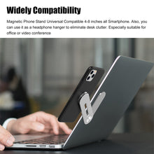 将图片加载到图库查看器,Laptop Side Mount Magnetic Mobile Holder Foldable Laptop Monitor Expansion Bracket_11