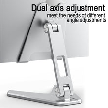 将图片加载到图库查看器,Metal Foldable Tablet Tabletop Vertical Stand with Adjustable Angle_4