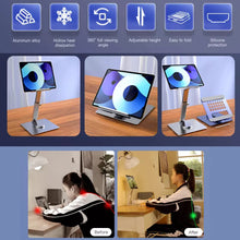 Load image into Gallery viewer, Aluminum Multi-Angle Portable and Adjustable Tablet Holder_10
