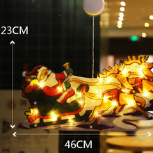 Load image into Gallery viewer, Christmas Window Lights Decorations with Suction Cup Party Indoor Décor - Battery Powered_16
