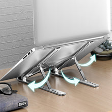 将图片加载到图库查看器,9 Levels Height Adjustable Alumiinum Alloy Portable Laptop Stand_11