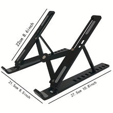 Load image into Gallery viewer, 9 Levels Height Adjustable Alumiinum Alloy Portable Laptop Stand_2
