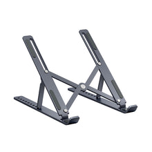 将图片加载到图库查看器,9 Levels Height Adjustable Alumiinum Alloy Portable Laptop Stand_1