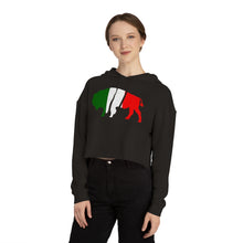 Load image into Gallery viewer, Italy Buffalo - Women’s Cropped Hoodie