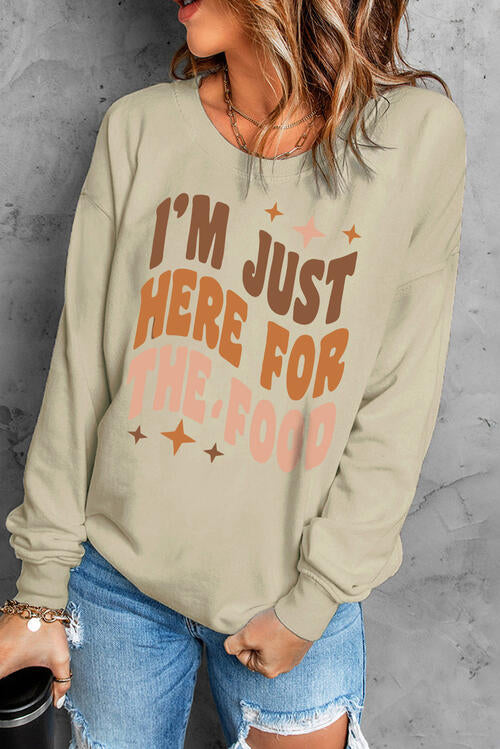 I’m Here For The Food Thanksgiving Sweatshirt