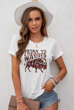 将图片加载到图库查看器,PRONE TO WANDER 图案 T 恤