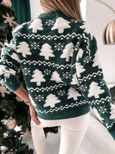 Load image into Gallery viewer, White Trees Christmas Sweater
